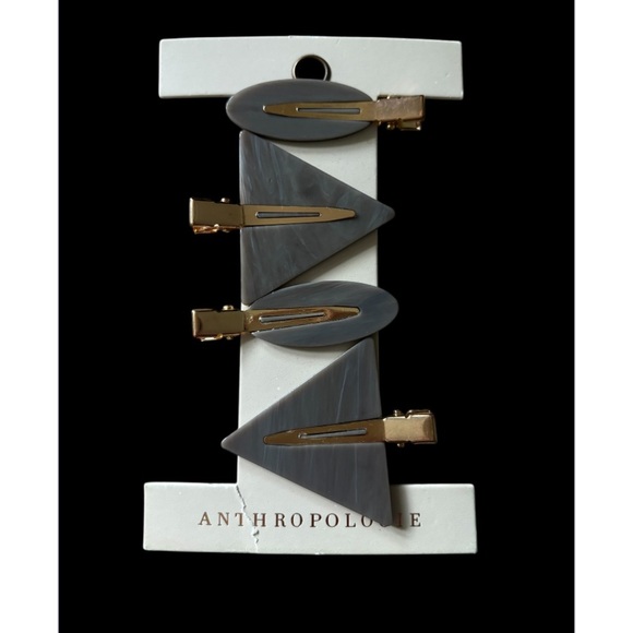 Anthropologie Alligator Hair Clips NWT - Picture 1 of 2